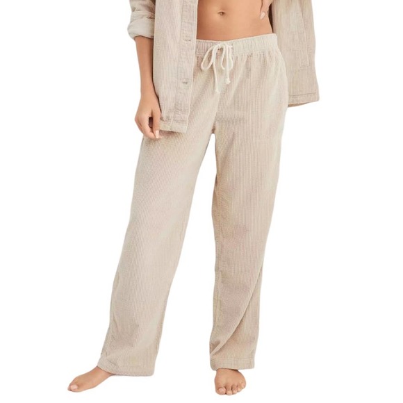 aerie Pants & Jumpsuits Aerie Pull On Elastic Waist Straight Leg